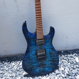 Custom HighEnd Guitar Flamed Maple Neck Chrome Hardware Fully Customizable Specs Colors 6 <b>Strings</b> 24 Frets Anico HH - Product Image 1