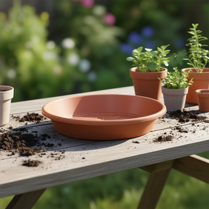 Plateau en terre cuite GELI Standard Saucer 10cm, lot de 40 - Product Image 3