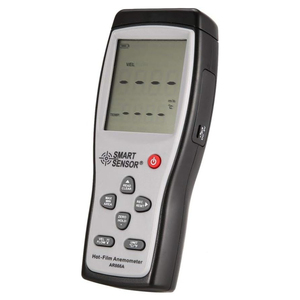 Đo lường 0.0 ~ 30 mét/giây hot-phim nhiệt kỹ thuật <span class=keywords><strong>s</strong></span>ố máy đo gió dây nóng nhiệt độ gió tốc độ nhiệt độ Tester - Product Image 2