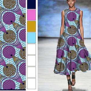 Fabricant direct pas cher prix ankala tissu imprimé africain Ghana cire textile africain tissu pagne tissus