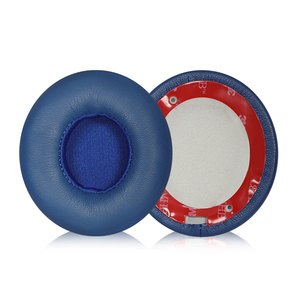 Coussinets d'oreille de remplacement pour casques supra-auriculaires sans fil <span class=keywords><strong>BEATS</strong></span> <span class=keywords><strong>Solo</strong></span> <span class=keywords><strong>2</strong></span>/3 en peau d'agneau - Isolation acoustique anti-bruit - Product Image 5