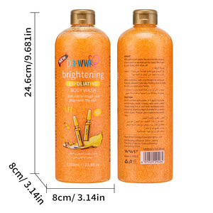 Perfume de ácido kójico, gel de ducha blanqueador Gluta White Golden Glow, venta al por mayor, 1000 ml, AHA para todo tipo de piel, mujeres adultas - Product Image 1
