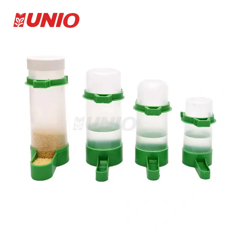 Pássaro Alimentador De Semente Pombo Papagaio Budgie Canary Drinker Alimentador De Alimentos Waterer pendurado gaiola bebedor de água