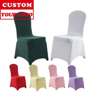 For Campaign Activities hot sale white spandex dinning massage wedding cover of chair
