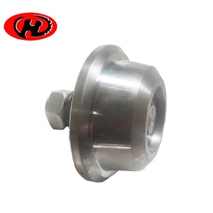 Juego de Pernos para Ruedas de Carro de Vía Paralela, Forma de T, Brida Simple, con Pernos y Tuercas, Ruedas de Rodillo de Acero para Vía - Product Image 1