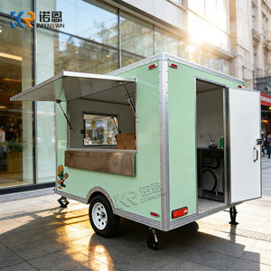 Camion de restauration rapide mobile en acier inoxydable moderne entièrement équipé, remorque alimentaire mobile OEM pour la <span class=keywords><strong>vente</strong></span> de collations - Product Image 3