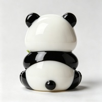 Sculptures de panda en bambou BZY, tailles personnalisables, styles extérieur ou bureau, statues en résine pour la décoration de la maison ou du jardin