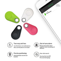 Alarme anti-perte intelligente Bluetooth, mini traceur GPS pour animaux de compagnie, localisateur, traceur, étanche IPX5 pour collier de chien ou de chat avec suivi en temps réel