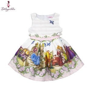 Stilnyashka 13207-83 High Quality <strong>Kids</strong> Clothing Wholesale,children's Clothing Sleeveless <strong>Kids</strong> Baby Girls Party <strong>Dress</strong> - Product Image 4