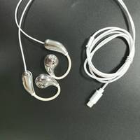 Écouteurs intra-auriculaires filaires en forme de goutte métallique avec basses profondes et réduction du bruit pour la musique et les jeux