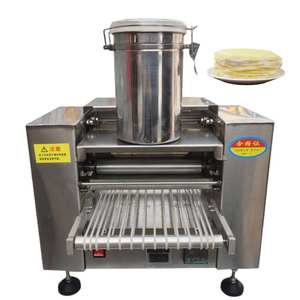 Petit modèle, prix abordable, machine à crêpes multifonctionnelle motorisée en acier inoxydable de qualité alimentaire pour œufs et crêpes mille-feuilles, 12 pouces - Product Image 1