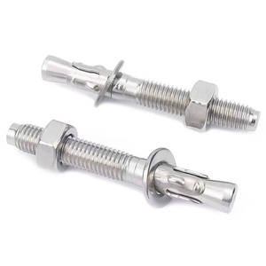 Anclaje de cuña SS resistente a la corrosión de 304 "de acero inoxidable 1/2 a través de pernos Juego de anclajes de cuña <span class=keywords><strong>Crucial</strong></span> - Product Image 2