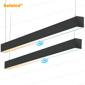 Nhà văn phòng 20W-120W 100lm/W mặt dây dẫn tuyến tính ánh sáng Trần PIR cảm ứng LED hệ thống chiếu sáng đồ đạc trong nhà LED Batten - Product Image 1