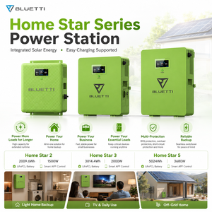 Système d'onduleur solaire à batterie prépayé Home Star Series pour l'éclairage, la recharge de téléphones, la télévision et les ventilateurs - Product Image 1