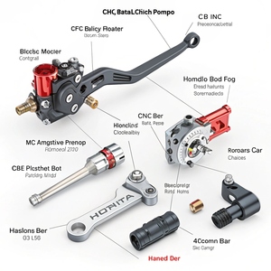 Servicio de Mecanizado CNC para Motocicletas, Piezas Personalizadas de Aluminio, Freno, Embrague, Reposapiés, Cubierta del Motor - Product Image 4