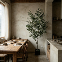 Décoration événementielle en gros : Faux olivier sur pied, plantes artificielles réalistes, bonsaï en pot, cadeaux de mariage et de Noël, décoration pour bureau et maison