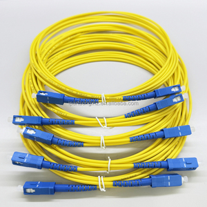 Cable de Fibra Óptica Monomodo Simplex SC UPC de Longitud Personalizada, Cable de Conexión de Fibra Óptica de Alta Pérdida de Retorno para Centros de Datos de Telecomunicaciones - Product Image 1
