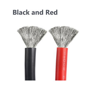 20-0 AWG kabel silikon Super lembut inti tembaga berlapis timah 600V adaptor konektor baterai sepeda motor untuk Inverter UPS - Product Image 2