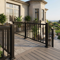 Garde-corps d'escalier extérieur en acier galvanisé au design moderne, résistant à la rouille, écologique, imperméable, facile à installer, garantie 2 ans