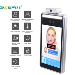 Sensor de detección de temperatura de reconocimiento facial, terminal de sistema de asistencia de tiempo, Cuerpo Humano - Product Image 6