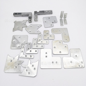 Supports d'angle pour portes et fenêtres en acier, 68 mm x 40,8 mm, épaisseur 2,0 mm, design minimaliste durable pour la décoration intérieure - Product Image 3
