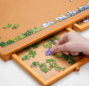 Planche de puzzle On the Go 1500 pièces avec surface en bois antidérapante 6 tiroirs pour le plaisir scolaire des enfants Autres meubles - Product Image 5