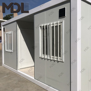 Luz resistente a terremotos, paquete plano de Bangladesh, <span class=keywords><strong>casa</strong></span> de contenedores móvil prefabricada de 2 dormitorios - Product Image 1