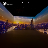 Projecteur interactif 3D Premium 360 °   Théâtre immersif mural à courbe AR en dôme circulaire