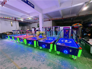 Máquina de Juego de Hockey sobre Hielo para Dos Jugadores, Operada con Monedas, Estilo Europeo, para Niños, con Sistema de Pago Táctil, Comercial - Product Image 5