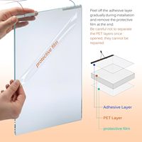 PDLC-Folie für Privatsphäre, Intelligente Folie für Glas mit Wärmeisolierung und Selbstklebung für Wohnungen und Küchen