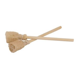 Cepillo de Limpieza Portátil Zenidoo con Mango de Madera Resistente al Aceite y Pulpa de Luffa que No Suelta Fibra - Product Image 1