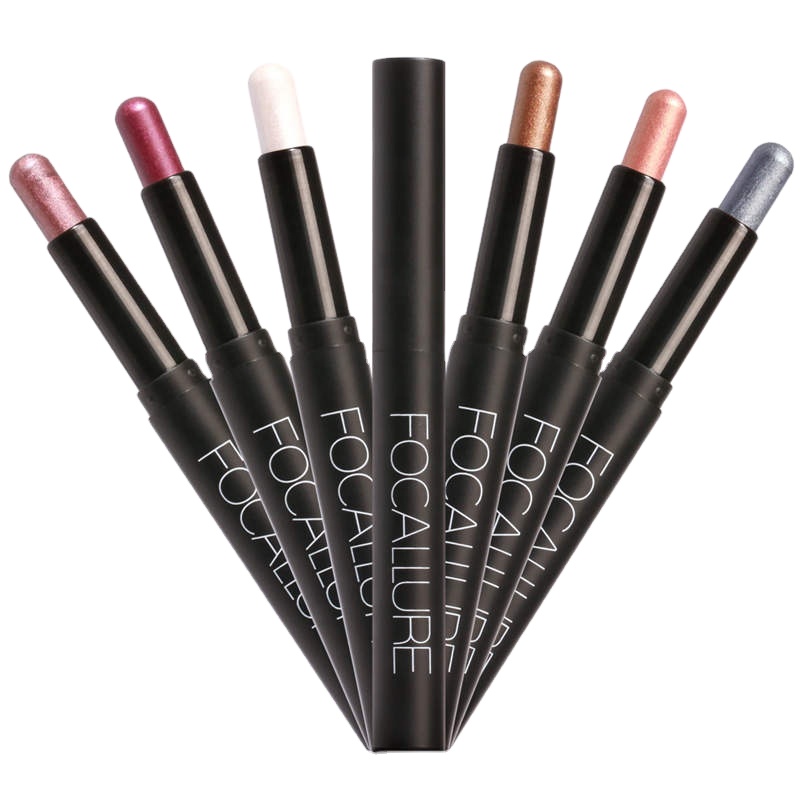 FOCALLURE Новая легкая цветная косметика для снятия макияжа Тени для век Карандаш многоцветные мерцающие тени для век палочка