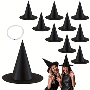 <span class=keywords><strong>Cappello</strong></span> da Strega in Tessuto Oxford Nero per Halloween, <span class=keywords><strong>Cappello</strong></span> da Mago per Costume Cosplay, Tema <span class=keywords><strong>Harry</strong></span> <span class=keywords><strong>Potter</strong></span> per Feste, per Adulti e Bambini, Vendita all'Ingrosso - Product Image 5