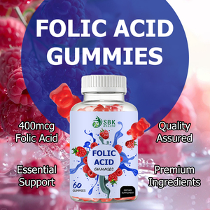 Factory Direct Foltc Acid Gummies with Folic Acid For Prenatal Pregnancy and Every Day Support Daily Energy <b>Supplement</b> Gummies - Product Image 4