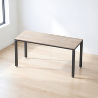 Bureau modulaire en bois 120x60x75cm, poste de travail informatique moderne, mobilier de bureau, cabine de travail