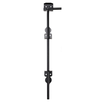 En gros, Loquet de portail en acier galvanisé, type boulon de clôture et boulon de canne, 12 et 17 pouces, pour portails, clôtures de jardin en bois ou en métal et portes extérieures