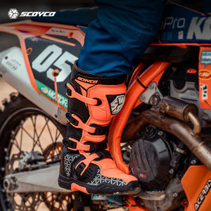 <span class=keywords><strong>Stivali</strong></span> da Moto Motocross Adventure Impermeabili in Gomma da Velocità per Enduro e Dirt Bike da Uomo per Corse e Guida - Product Image 6