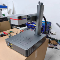 Nouveau graveur laser à fibre de bureau automatique 20W 30W 50W 80W 100W avec refroidissement par air CNC 3D, caméra optique CCD, pour marquage et gravure DWG/DST
