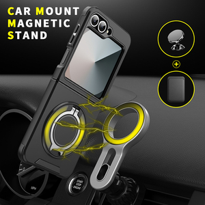 Funda Magnética para Teléfono Móvil <span class=keywords><strong>Z</strong></span> <span class=keywords><strong>FLIP</strong></span> 6/<span class=keywords><strong>FLIP</strong></span> 7 FE con Soporte Giratorio de 360 Grados para <span class=keywords><strong>Samsung</strong></span> <span class=keywords><strong>Z</strong></span> <span class=keywords><strong>Flip</strong></span> 7 - Product Image 4