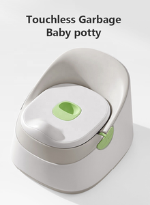 <span class=keywords><strong>Babamama</strong></span> Anti-Rutsch-Baby-Töpfchen trainer mit halbautomati scher Funktion Leicht zu reinigende abnehmbare Schüssel Kunststoff material Festes Muster - Product Image 6