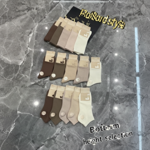 Medias Ombre Rainbow para niñas, medias de encaje de nailon de punto grueso con rejilla transparente, estampado sólido, hasta la rodilla, temporada de invierno - Product Image 1