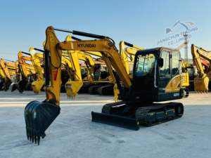 Miniexcavadora Hyundai 60VS Usada, Máquina de Movimiento de Tierras para Construcción y Paisajismo, Lista para Entrega en Buenas Condiciones - Product Image 5