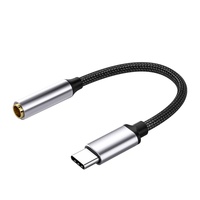 Adaptador de Audio USB C a 3.5mm Hembra, Calidad de Sonido HiFi, DAC, Convertidor de Conector para Auriculares, para Samsung, iPhone y Laptop