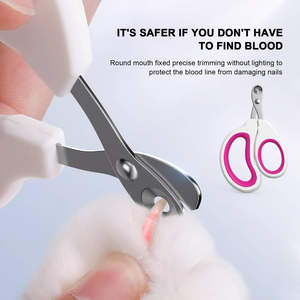 Coupe-ongles pour chats écologiques, antidérapants, avec lames en acier inoxydable et en plastique, sûres et tranchantes - Product Image 4