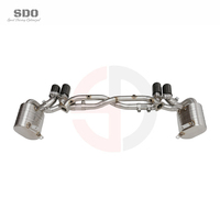 Tubos de Escape Catback de Acero Inoxidable SDO para Porsche 911 997.1 Carrera 3.6L 3.8L 2005-2008, Válvula de Vacío de Alto Rendimiento
