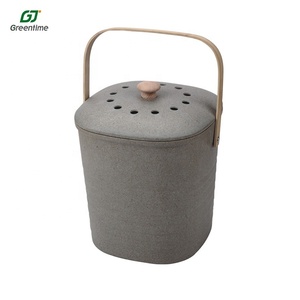 Sợi Tre Thân Thiện Với Môi Trường Nhà Bếp Truy Cập Rác Tái Chế Phân Bón Phân Hữu Cơ <span class=keywords><strong>Bin</strong></span> Nhà Phân Hữu Cơ - Product Image 6