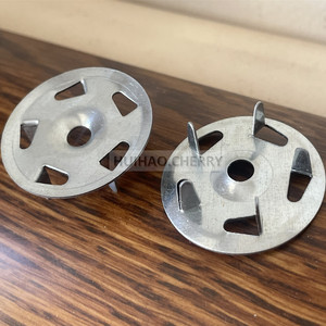 Rondelles de fixation en métal Clips d'empalement d'isolation acoustique à 8 broches utilisés pour suspendre des panneaux muraux insonorisants - Product Image 5