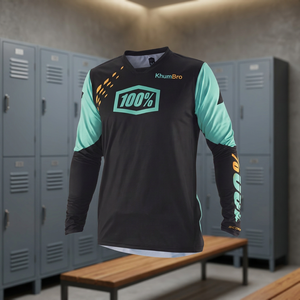 Maillot de Ciclismo Unisex KhumBro 100% Poliéster Transpirable, Camiseta sin Mangas para Bicicleta de Montaña, Logotipo del Equipo de Carreras Impreso en la Parte Delantera, 120g - Product Image 4