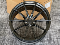Juego de Ruedas de 10 Radios en Cromo Negro, 5x112, 20 Pulgadas, para Audi A8 S8, Mercedes Clase S, BMW Serie 7, Estilo Ejecutivo, Ligeras