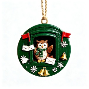 Adorno Navideño Colgante de Resina con Oso Piloto en Globo Aerostático y Cajas de Regalo para Árbol de Navidad, Recuerdo de Temporada para Interiores - Product Image 2